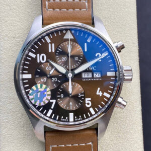 IWC Pilot Chronograph Edition Le Petit Prince IW377713 ZF Factory Chocolate Dial Replica Watch - UK Replica