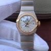 Omega Constellation Double Eagle Lady White Mother-Of-Pearl Dial 27MM 3S Factory Replica Watch - UK Replica
