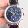 IWC Da Vinci Chronograph Edition Sport For Good Fundation IW393402 ZF Factory Blue Dial Replica Watch - UK Replica