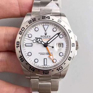 Rolex Explorer II 216570 2018 Noob Factory White Dial Replica Watch - UK Replica