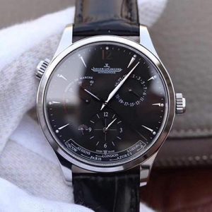 Jaeger-LeCoultre Master Geographic 1428421 TW Factory Black Dial Replica Watch - UK Replica