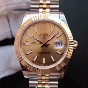 Rolex Datejust 126333 Gold Champagne Dial 41MM Replica Watch - UK Replica