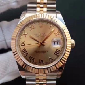 Rolex Datejust 41mm 126333-007 Gold Wrapped Dial Replica Watch - UK Replica