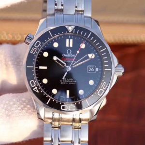 Omega Seamaster Diver 300M 212.30.41.20.01.003 MKS Factory Black Dial Replica Watch - UK Replica