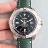 Breitling Avenger II Seawolf A1733110/BC30/435X/A20BASA.1 Green Leather Strap GF Factory Black Dial Replica Watch - UK Replica