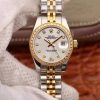 Rolex Lady Datejust 18K Yellow Gold 28MM Silver Dial Replica Watch - UK Replica