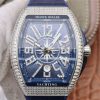 Franck Muller Vanguard V45.SC.DT.AC.BL Blue Dial Replica Watch - UK Replica
