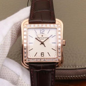 Vacheron Constantin Historiques Toledo 1951 86300/000R-9826 GS Factory 18K Rose Gold Silver Dial Replica Watch - UK Replica