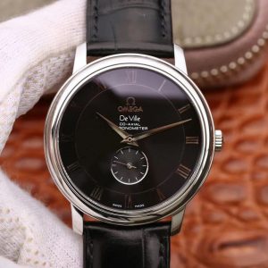 Omega De Ville Prestige Co-Axial Small Seconds 4813.40.01 Black Dial Replica Watch - UK Replica