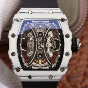 Richard Mille RM53-01 White Ceramic Case Skeleton Dial Replica Watch - UK Replica