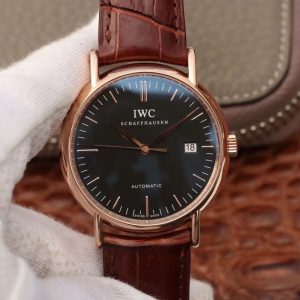 IWC Portofino IW356504 TW Factory Black Dial Replica Watch - UK Replica
