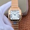 Cartier De Santos 40mm BV Factory 18K Rose Gold Case White Dial Replica Watch - UK Replica