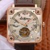 Bell & Ross BR-X2 Tourbillon 18K Rose Gold Stainless Steel Brushed Dial Replica Watch - UK Replica