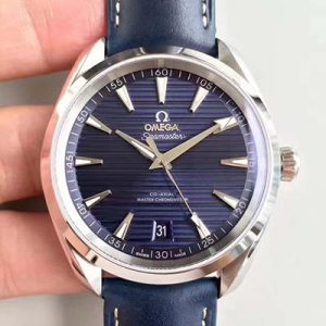 Omega Seamaster Aqua Terra 150M Master Co-Axial Baselworld Blue Textured Dial Replica Watch - UK Replica