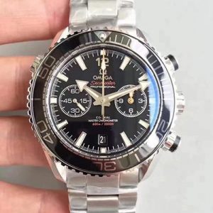 Omega Seamaster Planet Ocean 600M Chronograph 215.30.46.51.01.001 OM Factory V2 Black Dial Replica Watch - UK Replica