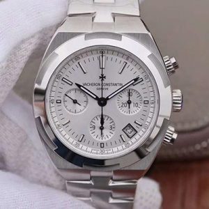 Vacheron Constantin Overseas Chronograph 5500V/110A-B075 8F Factory Silver Dial Replica Watch
