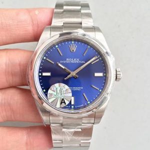 Rolex Oyster Perpetual 39 114300 JF Factory Blue Dial Replica Watch - UK Replica