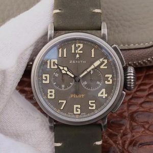 Zenith Pilot Type 20 Chronograph Extra Special 29.2430.4069/21.C800 XF Factory Gray Dial Replica Watch - UK Replica