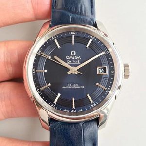 Omega De Ville Hour Vision Co-Axial 41MM 431.33.41.21.03.001 3S Factory Blue Dial Replica Watch - UK Replica