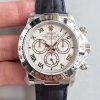 Rolex Daytona Cosmograph 116520 JH Factory Leather Strap White Dial Replica Watch - UK Replica