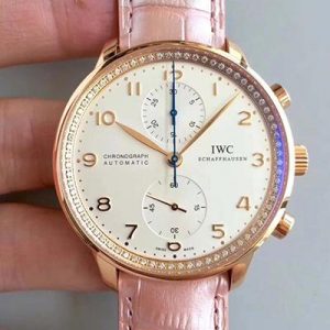IWC Portuguese Chronograph ZF Factory White Dial Replica Watch - UK Replica
