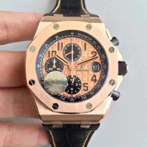Audemars Piguet Royal Oak Offshore 26470OR.OO.A002CR.01 JF Factory V2 Gold Dial Replica Watch - UK Replica