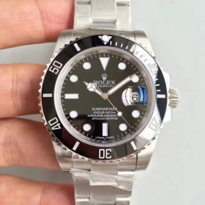 Rolex Submariner Date 114060 Noob Factory V9 Black Dial Replica Watch - UK Replica