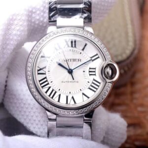 Cartier Ballon Bleu W4BB0017 V6 Factory White Dial Replica Watch