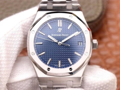 Audemars Piguet Royal Oak 15500ST.OO.1220ST.01 ZF Factory Blue Dial Replica Watch