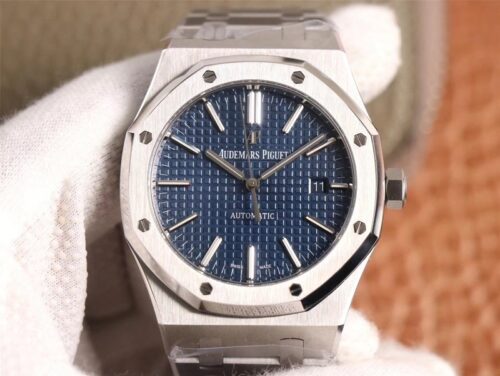 Audemars Piguet Royal Oak 15400ST.OO.1220ST.03 ZF Factory Blue Dial Replica Watch