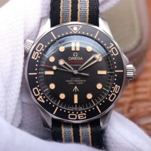 Omega Seamaster 210.92.42.20.01.001 James Bond 007 VS Factory Black Dial Replica Watch