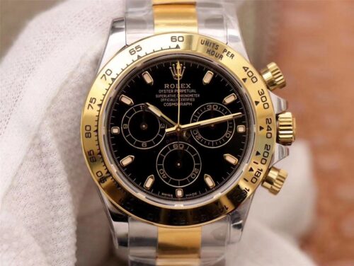Rolex Daytona Cosmograph m116503-0004 Noob Factory Black Dial Replica Watch