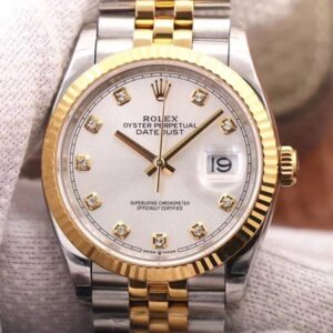 Rolex Datejust 126233 EW Factory White Dial Replica Watch