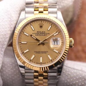 Rolex Datejust M126233-0015 EW Factory Champagne Dial Replica Watch