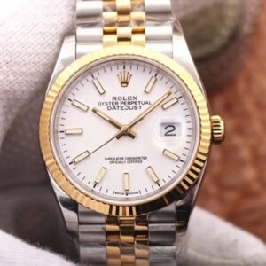 Rolex Datejust M126233-0019 EW Factory White Dial Replica Watch