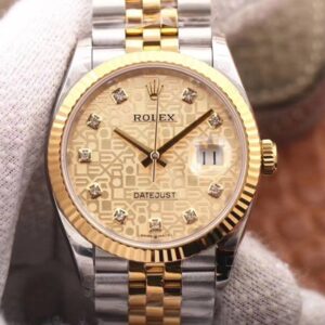 Rolex Datejust M126233-0033 EW Factory Champagne Dial Replica Watch