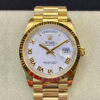 Rolex Day-Date M128238 EW Factory White Dial Roman Time Scale Replica Watch
