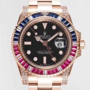 Rolex GMT Master II 116759 SAru ROF Factory Rose Gold Replica Watch
