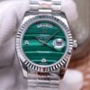 Rolex President Day Date 18038 Malachite Green Diamond Dial Replica Watch
