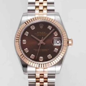 Rolex Datejust m278271-0028 GS Factory Brown Dial Replica Watch