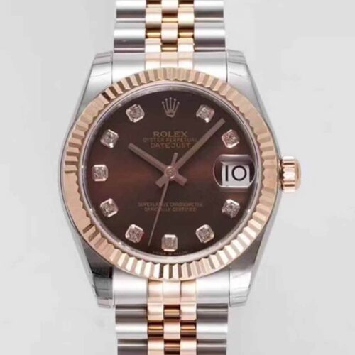 Rolex Datejust m278271-0028 GS Factory Brown Dial Replica Watch
