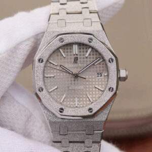Audemars Piguet Royal Oak 15454BC.GG.1259BC.01 JH Factory Rhodium Dial Replica Watch