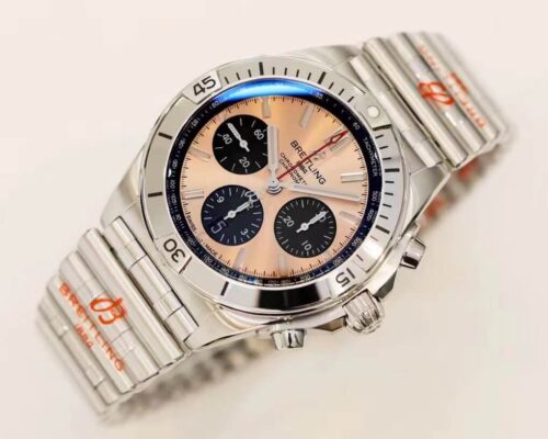 Breitling Chronomat AB0134101K1A1 GF Factory Rose Gold Dial Replica Watch