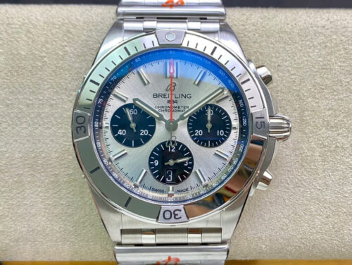 Breitling Chronomat AB0134101G1A1 GF Factory White Dial Replica Watch