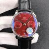 IWC Portugieser IW500714 YL Factory Burgundy Red Dial Replica Watch