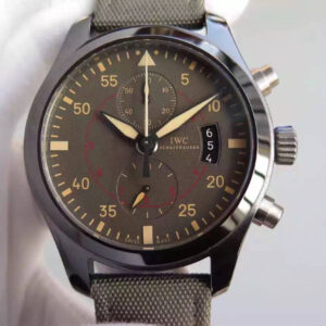 IWC Pilot IW388002 V6 Factory Charcoal Gray Dial Replica Watch