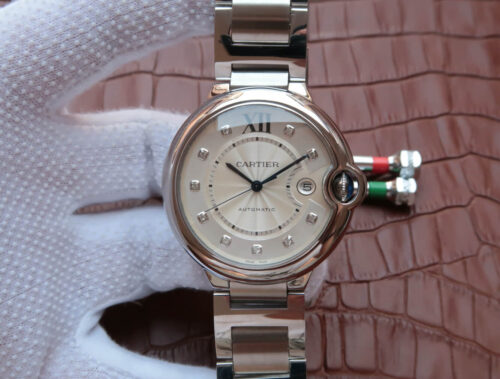 Ballon Bleu De Cartier WE902075 JF Factory Silver Dial Replica Watch