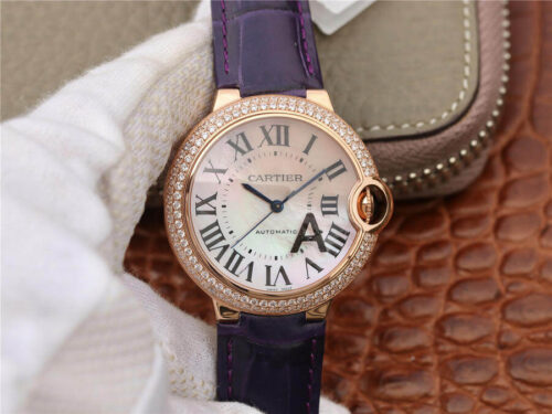 Ballon Bleu De Cartier WE902066 V6 Factory V4 Rose Gold Replica Watch
