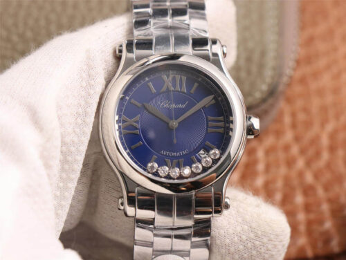 Chopard Happy Sport 278559-3009 YF Factory Blue Dial Replica Watch