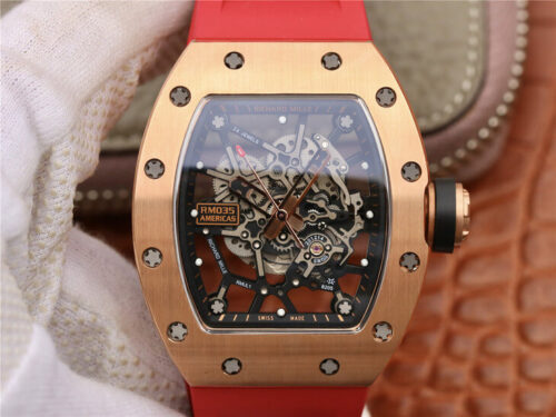 Richard Mille RM035 Americas KV Factory Rose Gold Replica Watch